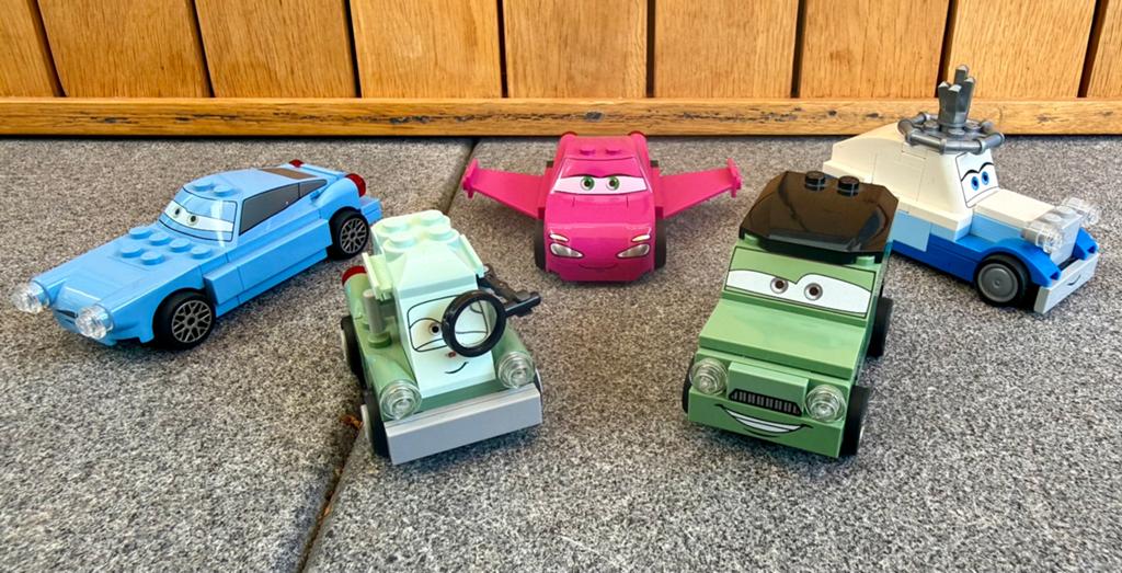 Lego Cars auto’s (uit set 8639 / 5 stuks), Lego, Ophalen of Verzenden, Zo goed als nieuw, Minifiguur