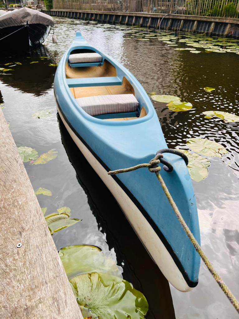 Canadese Kano 5m – 3 Volwassenen – Stabiel, Watersport en Boten, Kano's, Ophalen, Gebruikt, Canadese kano of Open kano