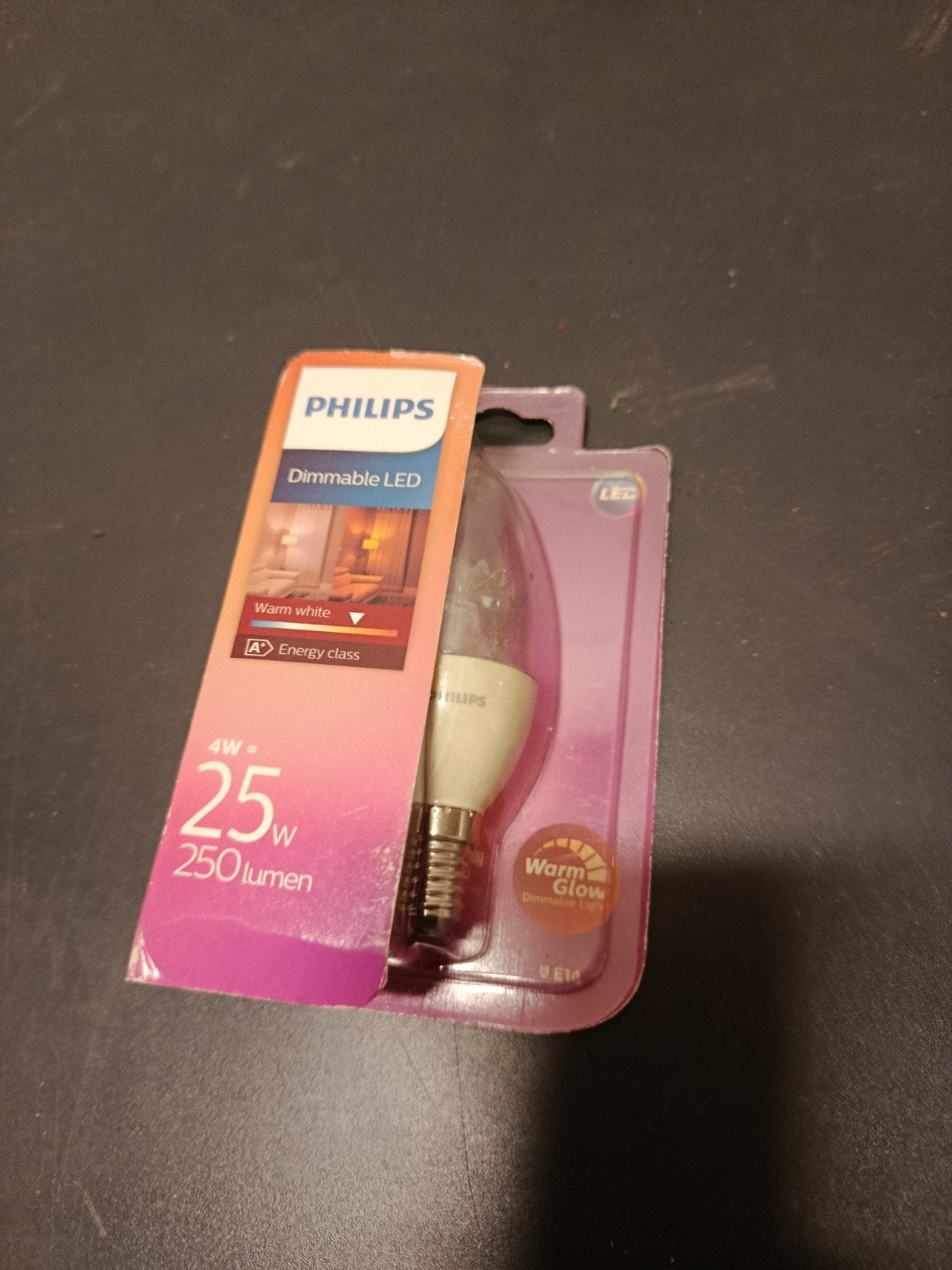 Philips Dimbare LED Lamp E14 Warm Wit 4W (25W equivalent), Philips, Led-lamp, Dimbaar, E14 (klein)
