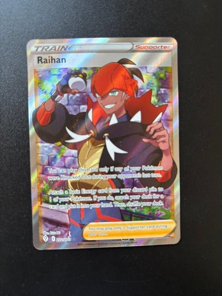 Raihan (EVS 202), Hobby en Vrije tijd, Verzamelkaartspellen | Pokémon, Ophalen of Verzenden, Zo goed als nieuw