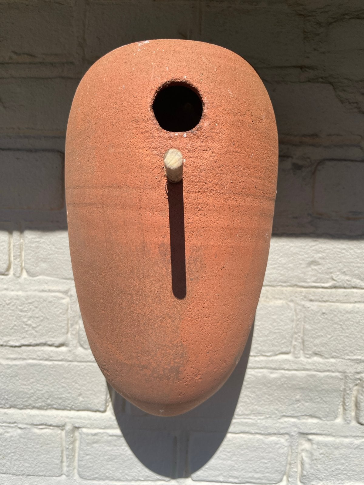 Terracotta Vogelhuisje - Handgemaakt en Duurzaam, Ophalen of Verzenden, Gebruikt