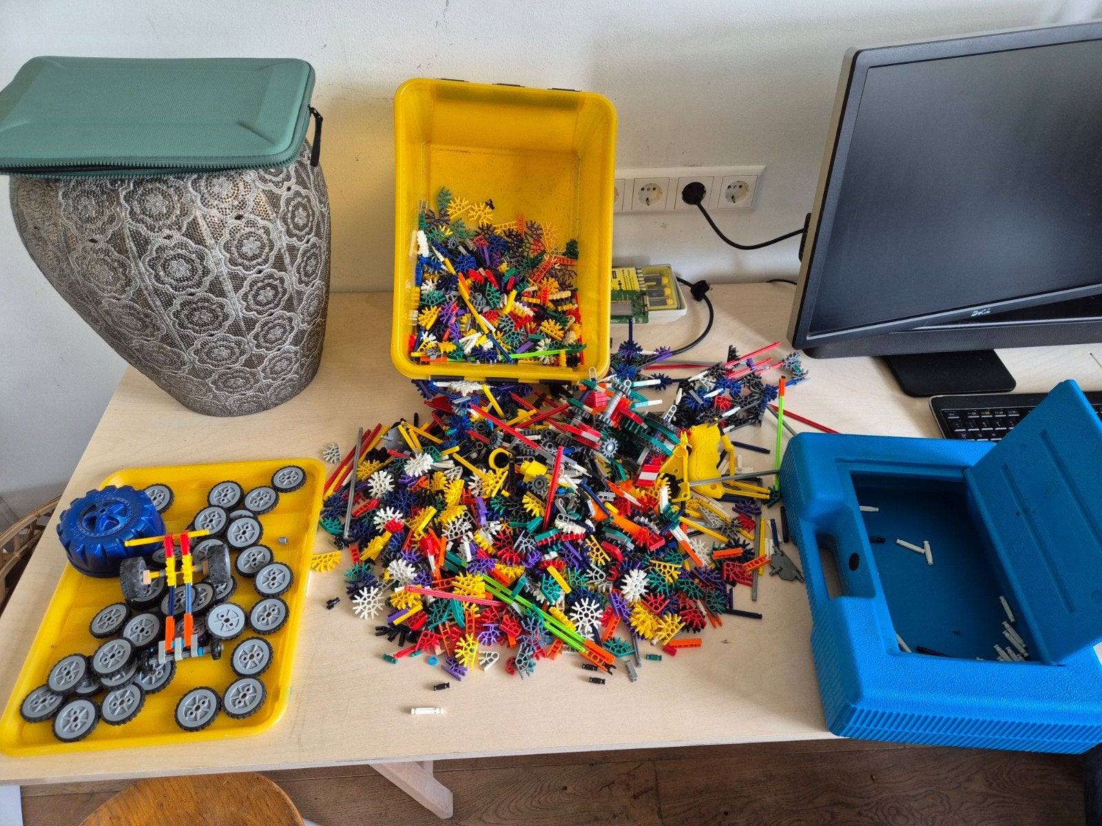 Grote partij K'nex bouwblokken met handleiding, Ophalen of Verzenden, Gebruikt, K'nex