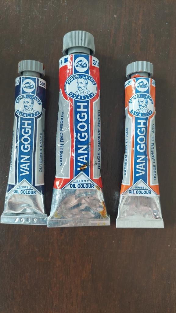 3 tubes olieverf, Ophalen of Verzenden, Nieuw, Tandpasta