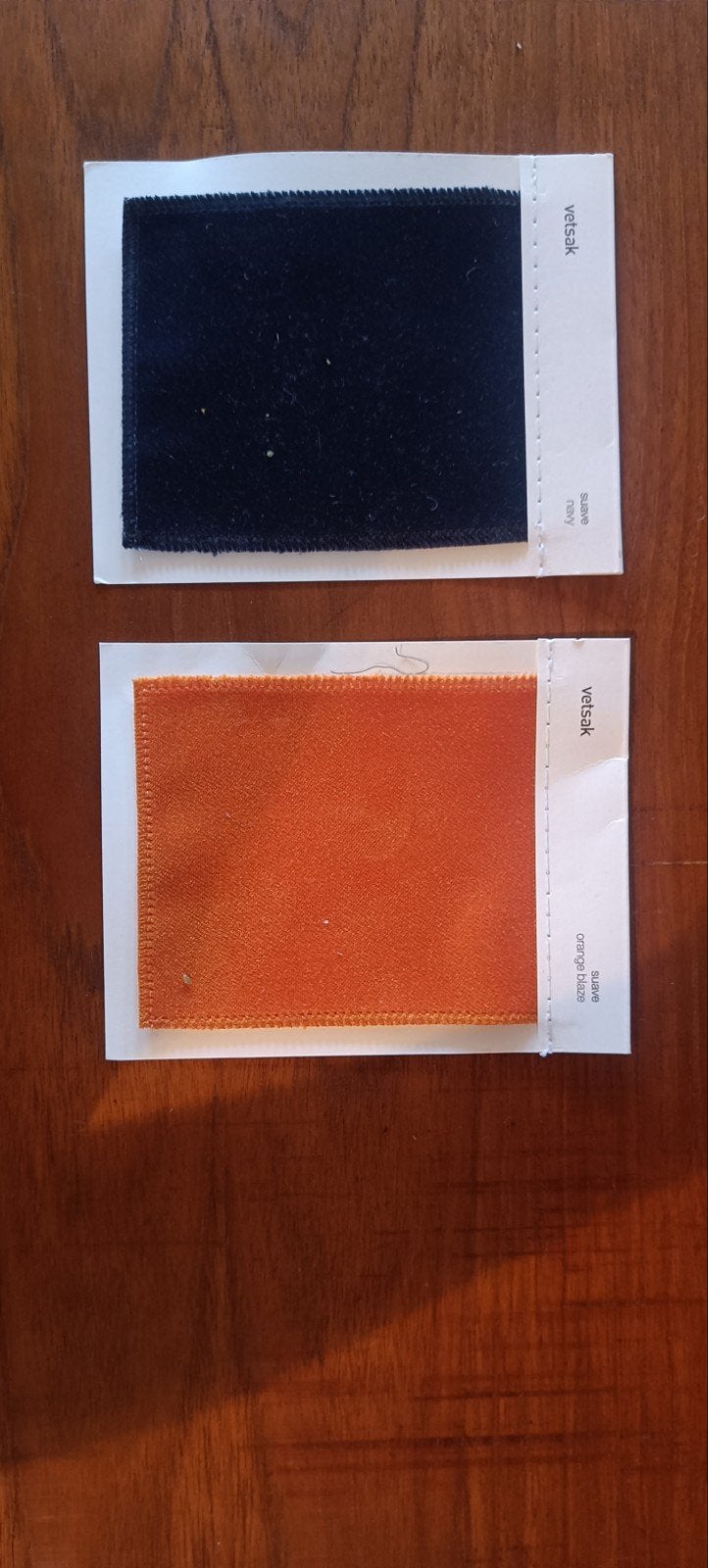 Vetsak Suave Stofstalen - Navy & Orange Blaze, Overige materialen, Meerkleurig, Nieuw, Ophalen of Verzenden