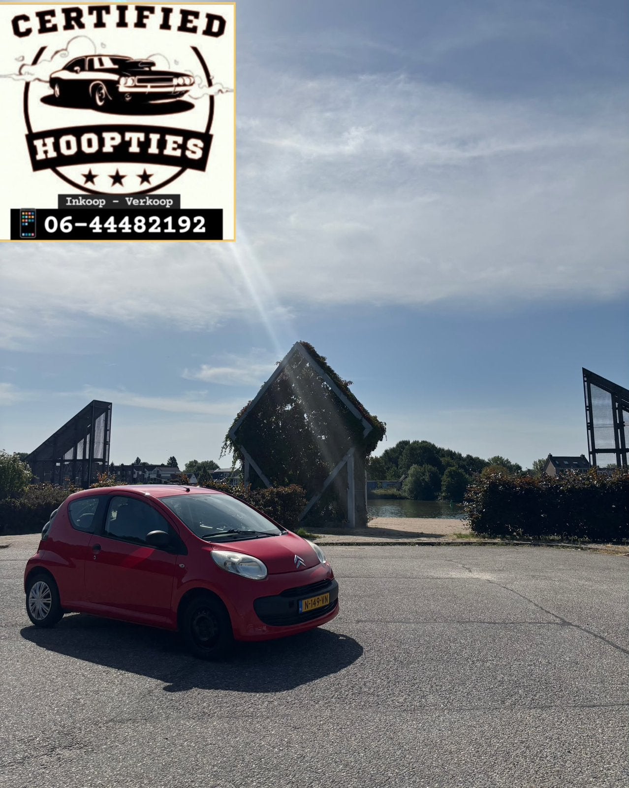 Citroën C1 1.0 3 Deurs 2008 Rood APK 2/1/2027 RIJ KLAAR !, Voorwielaandrijving, 4 stoelen, C1, 68 pk