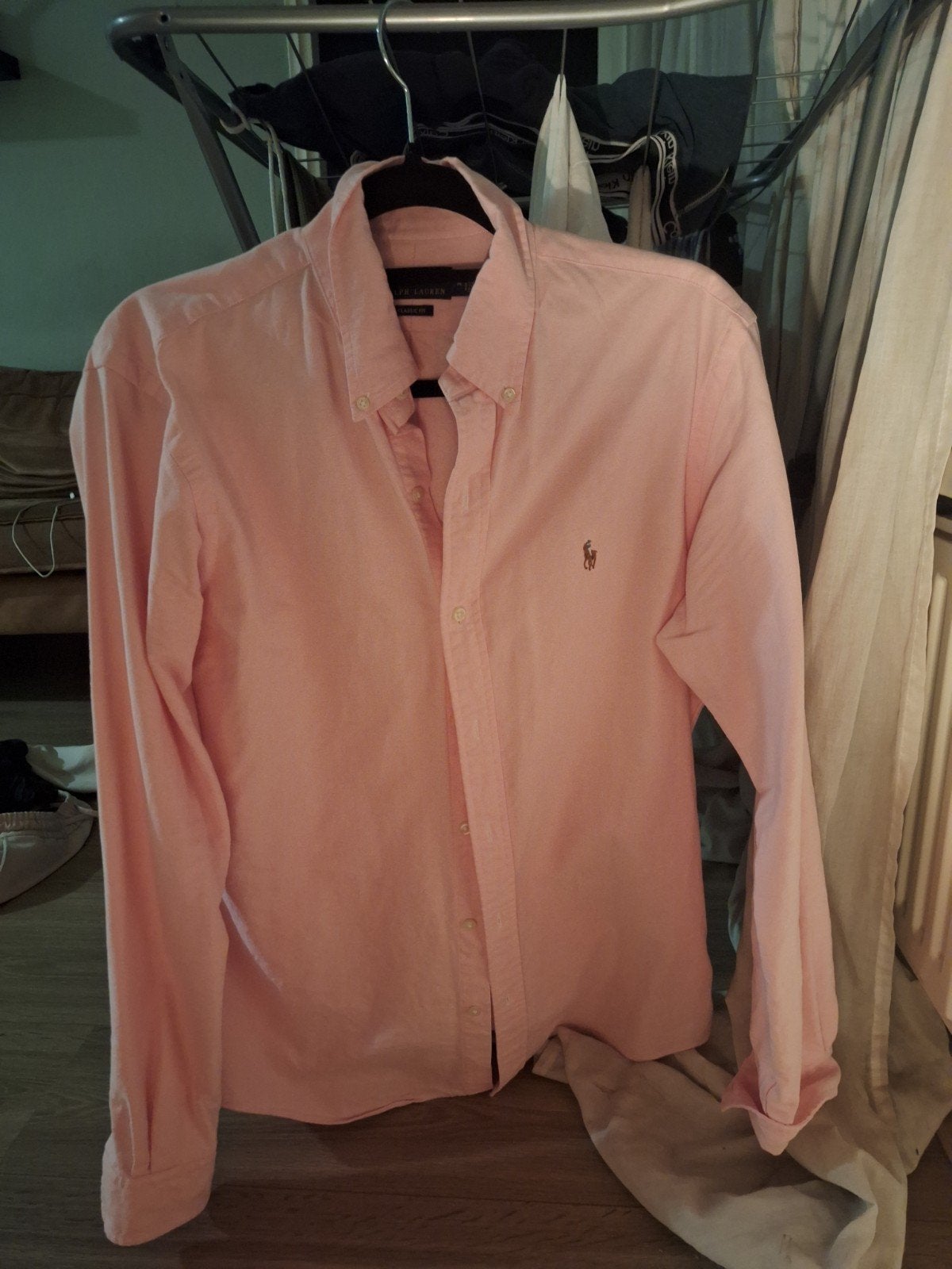 Ralph Lauren overhemd - Roze - Halswijdte 39/40 (M), Kleding | Heren, Overhemden, Ralph Lauren, Zo goed als nieuw, Roze, Halswijdte 39/40 (M)