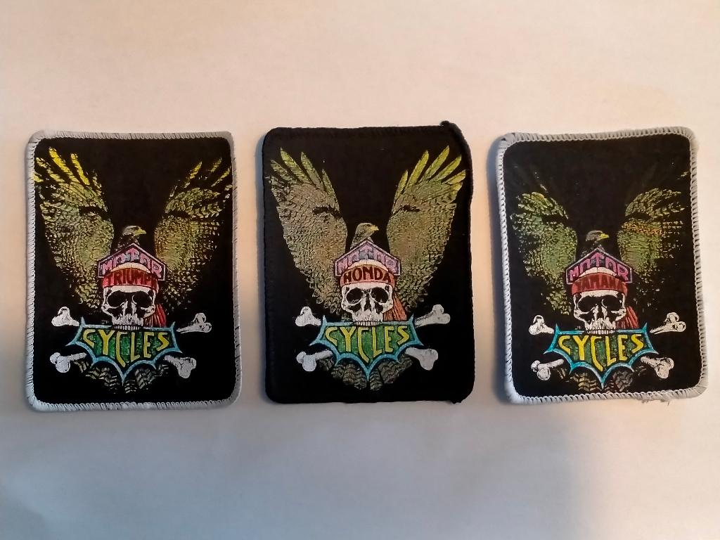 Triumph Honda Yamaha Motor cycles biker patch embleem logo, Ophalen of Verzenden, Nieuw