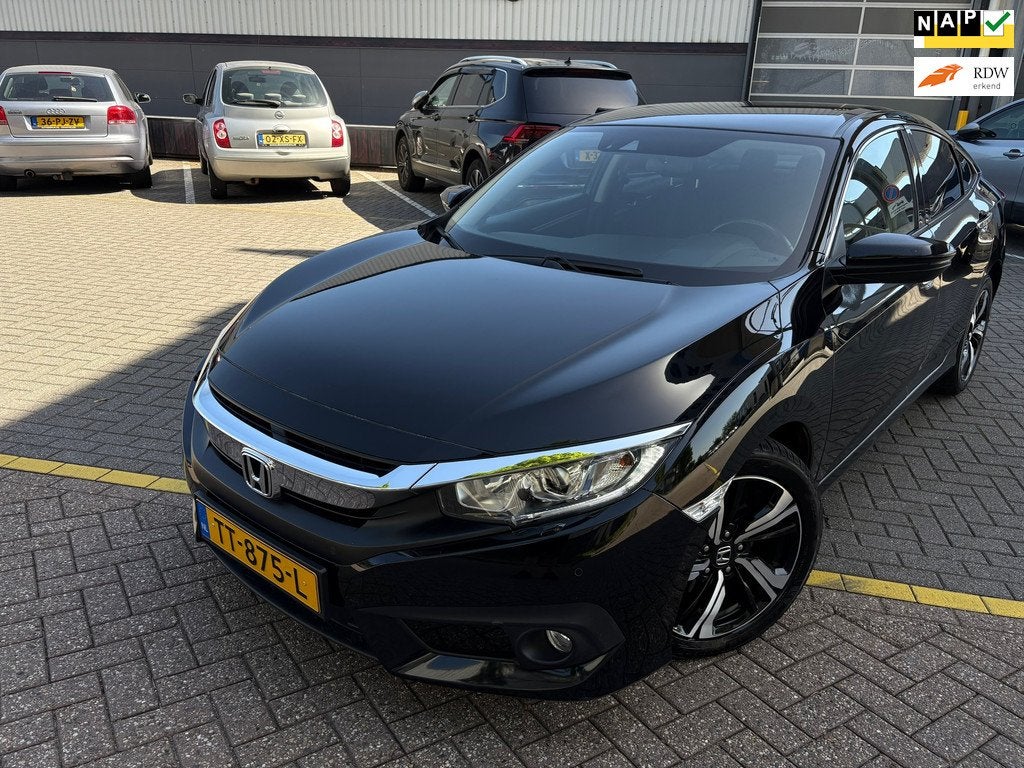 Honda Civic 1.5 i-VTEC Elegance182PK*1eEigenaar*Automaat*Cam, Auto's, Honda, Bedrijf, Te koop, Civic, ABS, Achteruitrijcamera