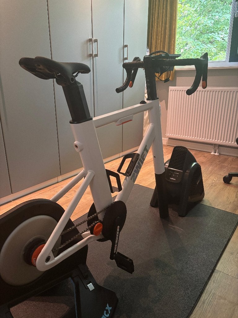 Zwift Ride met Tacx Neo 2T, Headwind en Trainermat, Ophalen, Zo goed als nieuw, Overige typen