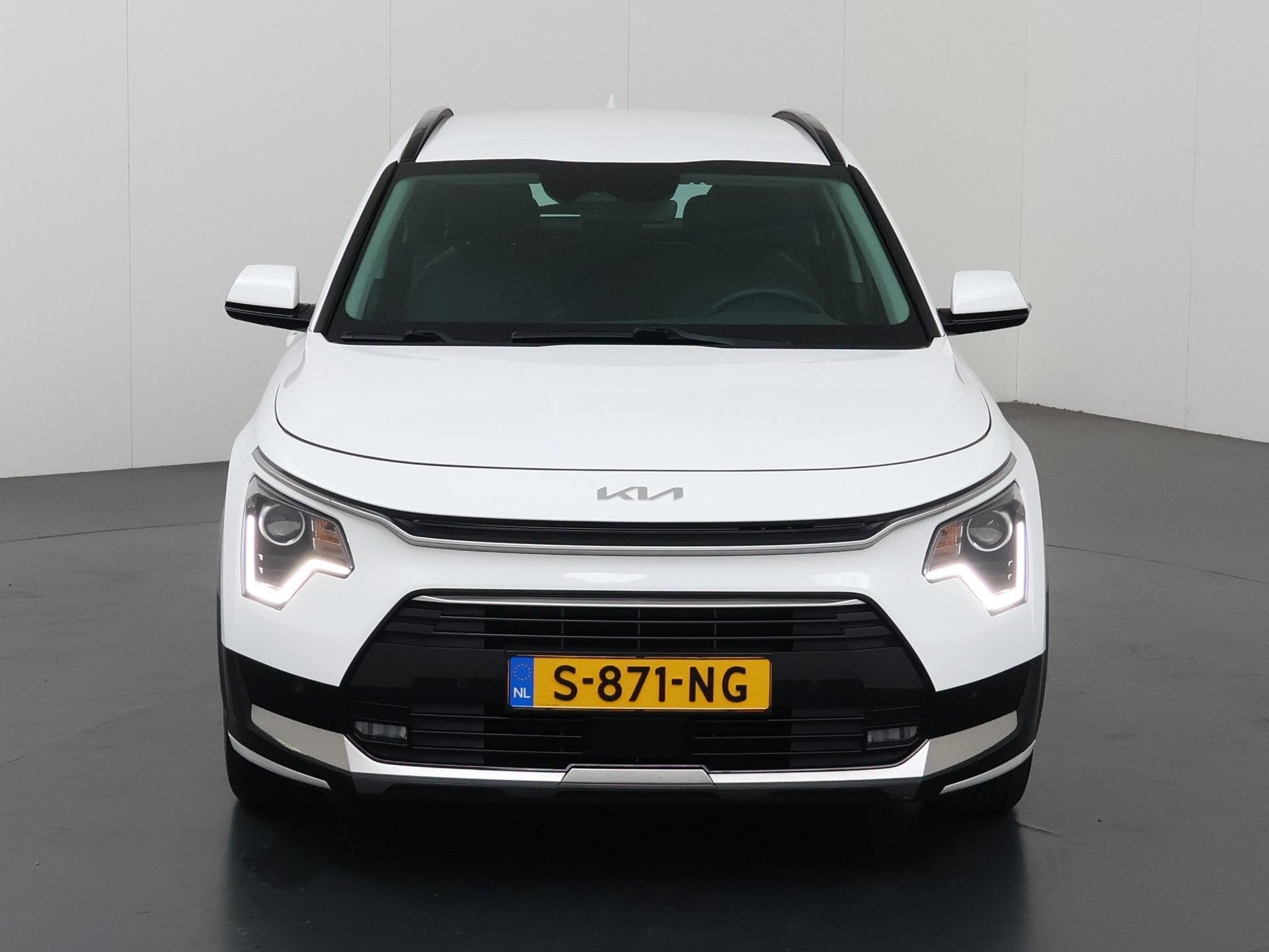 Kia Niro 1.6 GDi PHEV DynamicLine | Navigatiesysteem | Parke, Auto's, Gebruikt, Leder en Stof, Wit, Bedrijf
