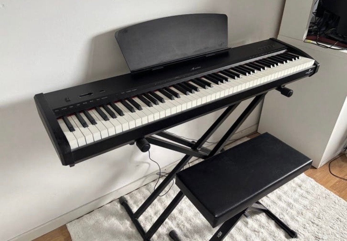 Amadeus Digitale Piano van Oosterhuis Muziek - Compleet, Muziek en Instrumenten, Piano's, Zwart, Digitaal, Ophalen of Verzenden