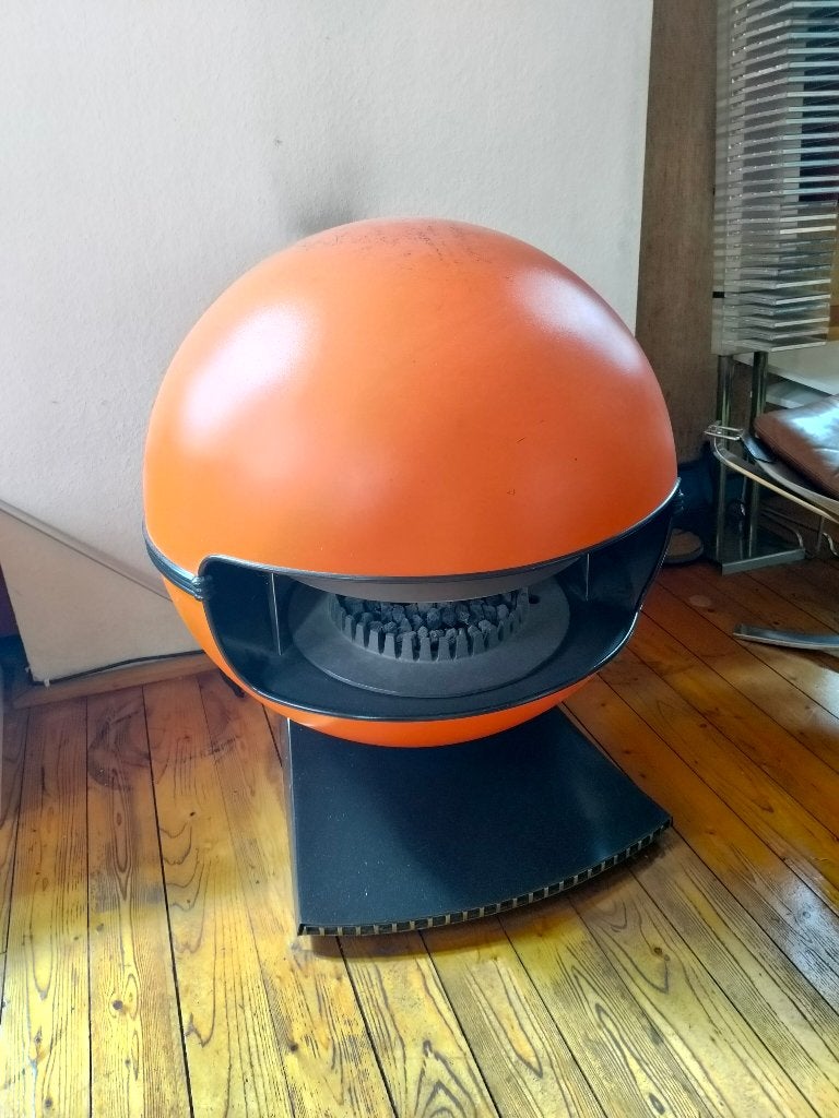 Space-Age jaren 70 gaskachel, Ophalen, Gebruikt