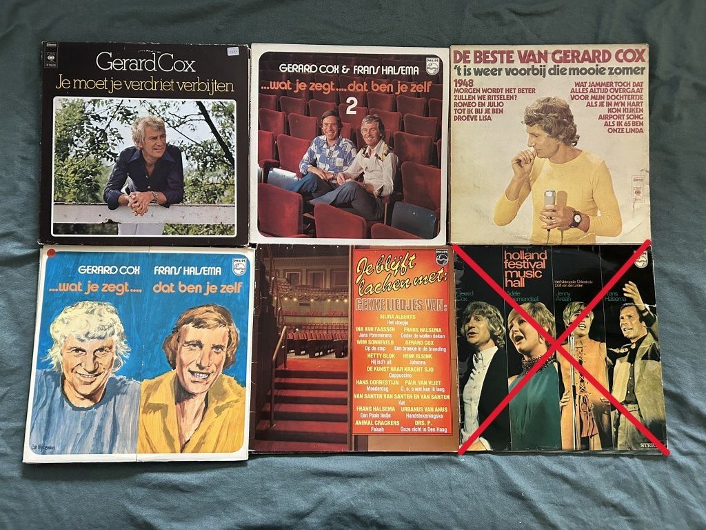 16 LP's Gerard Cox (ook per stuk te koop), LP, Gebruikt, Cabaret of Kleinkunst, Ophalen of Verzenden