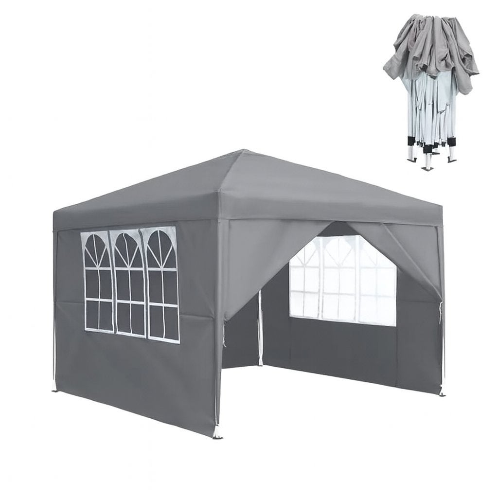 Partytent 3x3m te huur – met zijwanden – €30 voor 3 dagen, Ophalen, 5 tot 8 meter