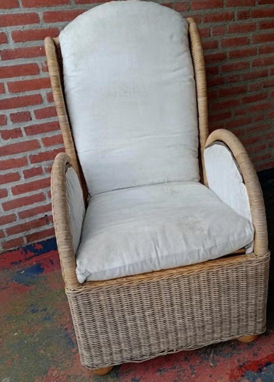 tuinstoel, Ophalen, Gebruikt, Rotan