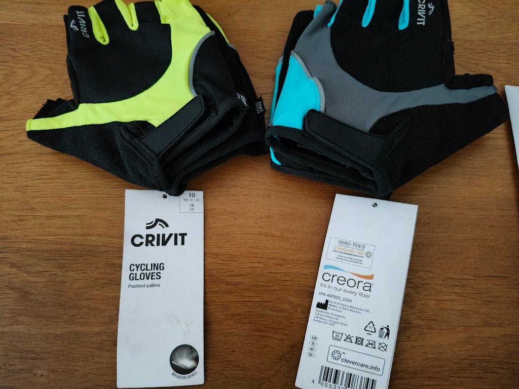 vingerloze wielrenfiets handschoenen, Ophalen, Blauw, Nieuw, Overige maten