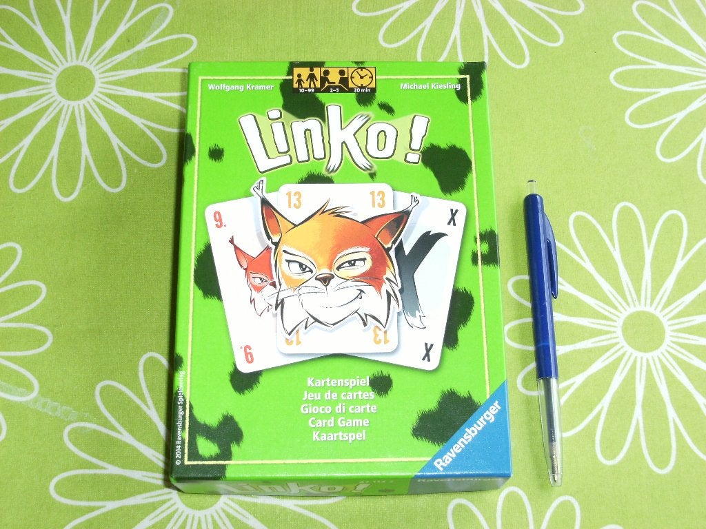 Linko ! kaartspel - een meedogenloos spannend actiespel!, Vijf spelers of meer, Ophalen of Verzenden, Zo goed als nieuw