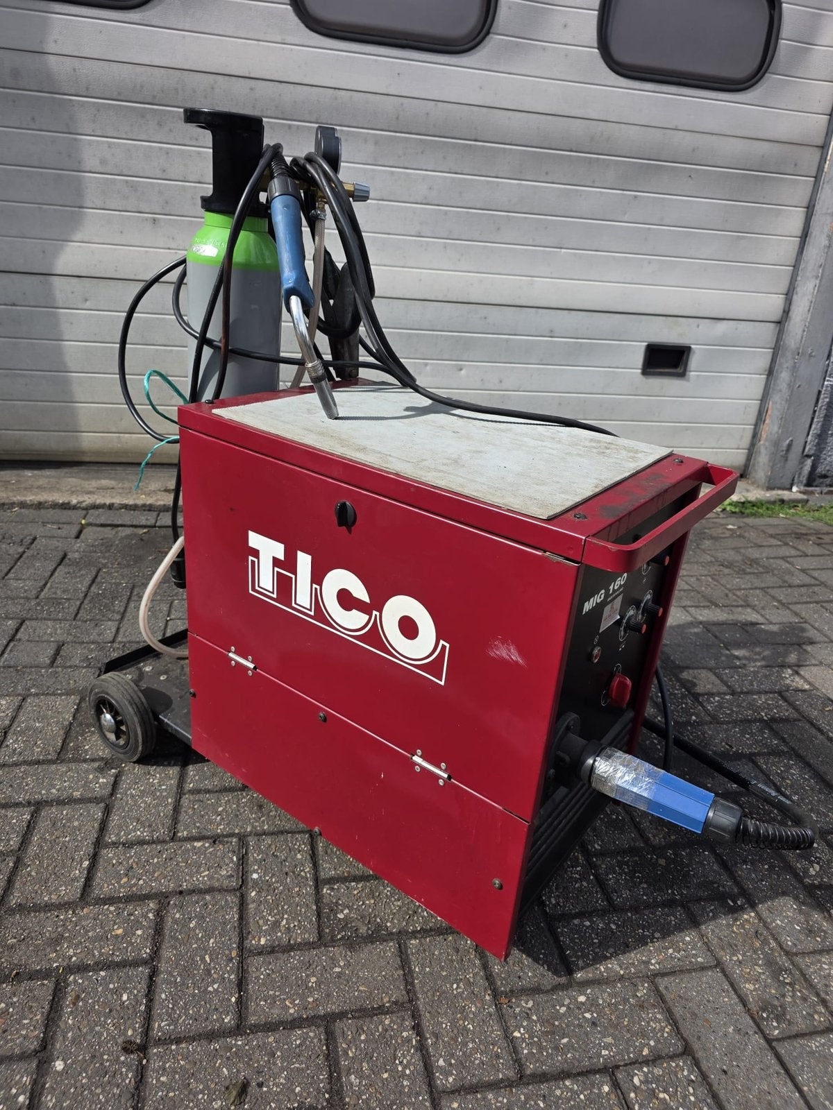 Complete tico co2 lasapparaat 160 ampere 220 volt, Ophalen, Zo goed als nieuw, 150 tot 250 ampère, Tig
