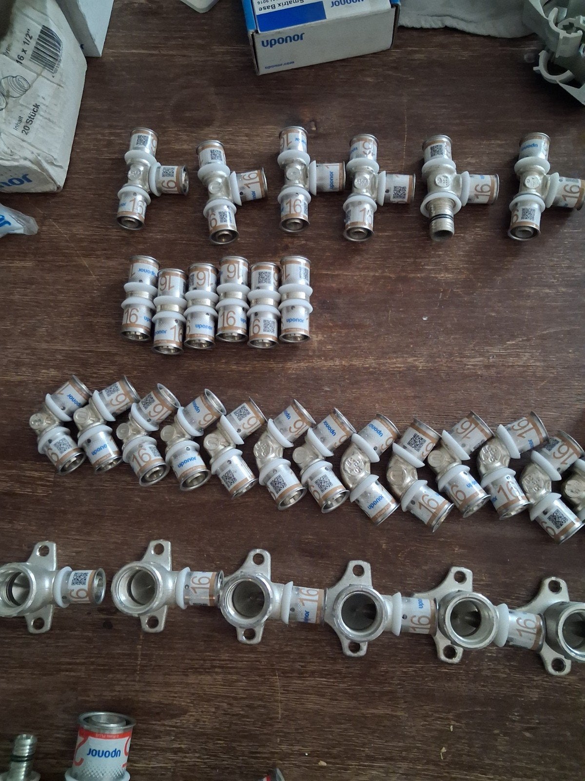 Uponor koppelingen, Overige materialen, 6 meter of meer, Overige typen, Nieuw