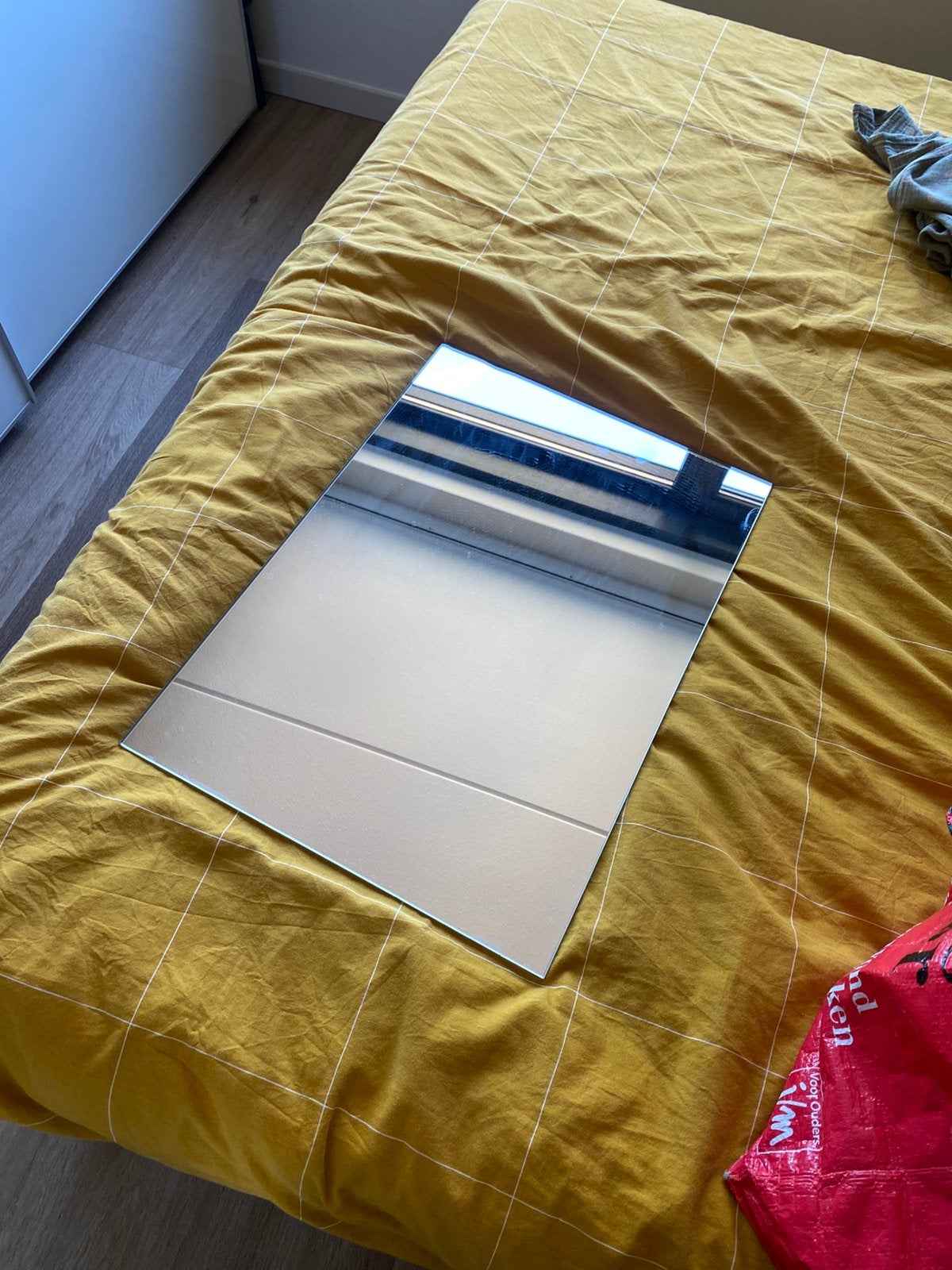 Spiegel 40b 60h, Huis en Inrichting, Woonaccessoires | Spiegels, Ophalen, Minder dan 50 cm, Zo goed als nieuw, Minder dan 100 cm