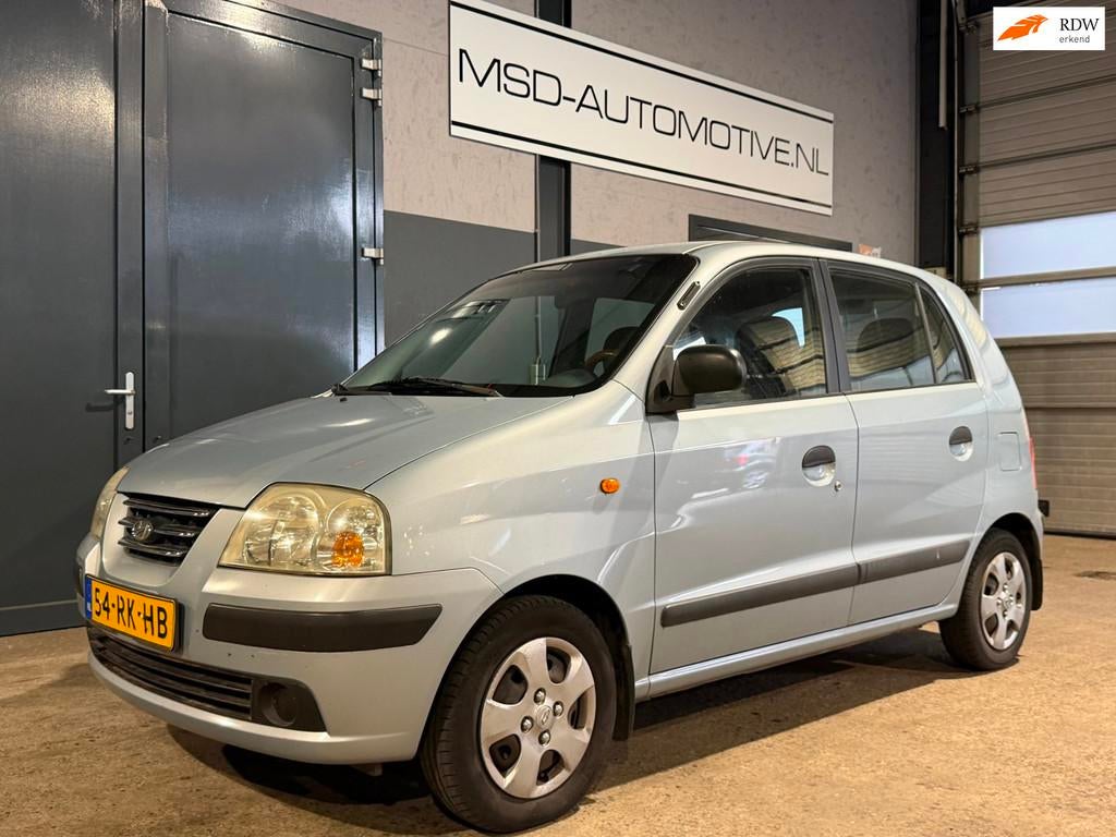 Hyundai Atos 1.1i Active Cool|Airco|1e eigenaar|110% onderho, Voorwielaandrijving, Gebruikt, 31 €/maand, 4 cilinders