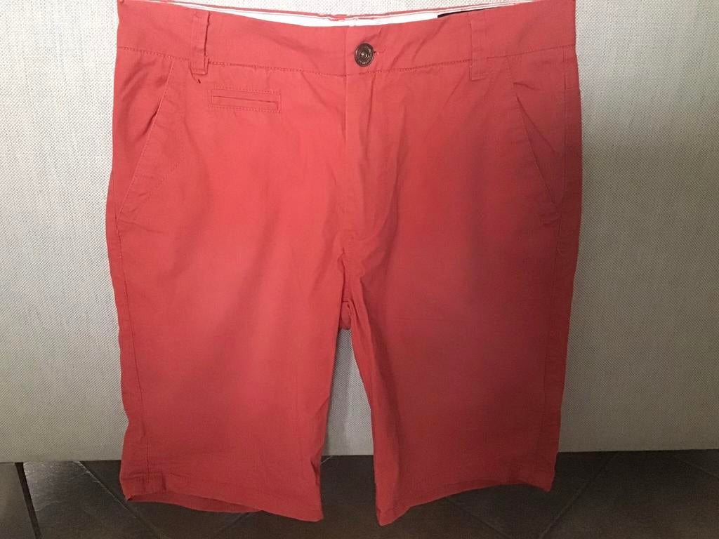 Heren short merk mills brothers (sting)., Kleding | Heren, Ophalen of Verzenden, Zo goed als nieuw, Oranje