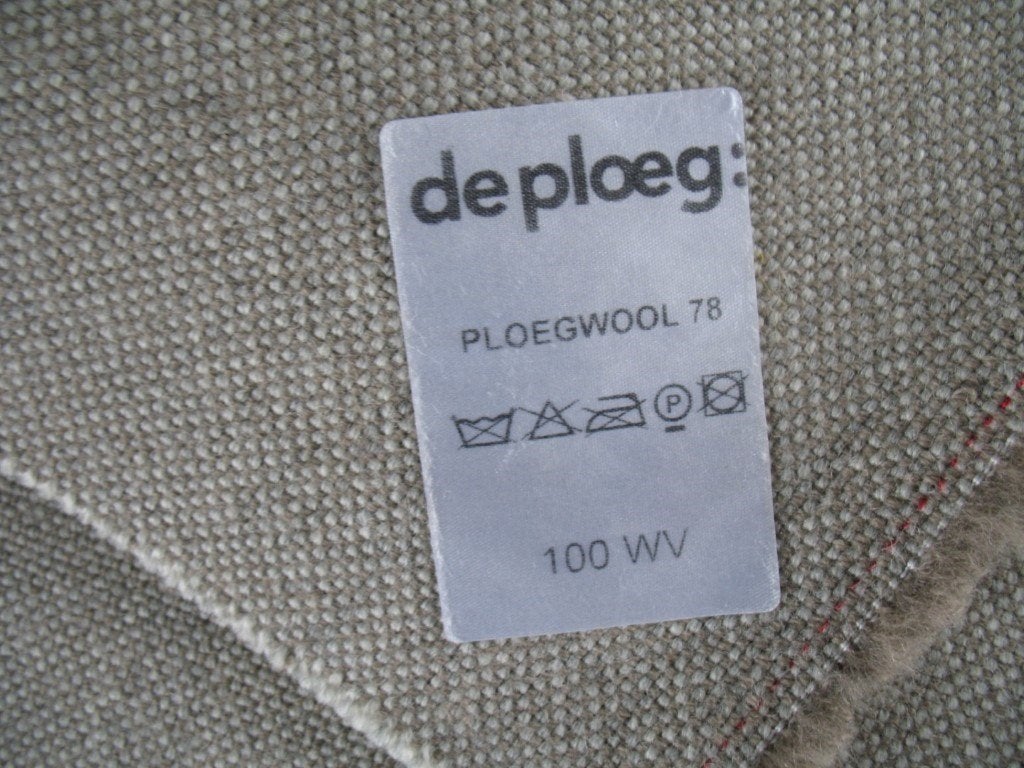 De Ploeg Ploegwool 78 lichtbruin/creme; restant meubelstof, Wol, Bruin, 120 cm of meer, Nieuw