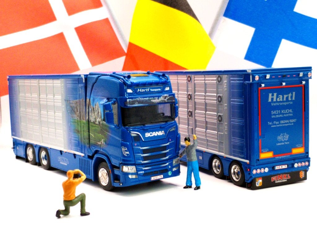 Model tekno et wsi SCANIA HART imc, Verzenden, Nieuw, Bus of Vrachtwagen, Tekno