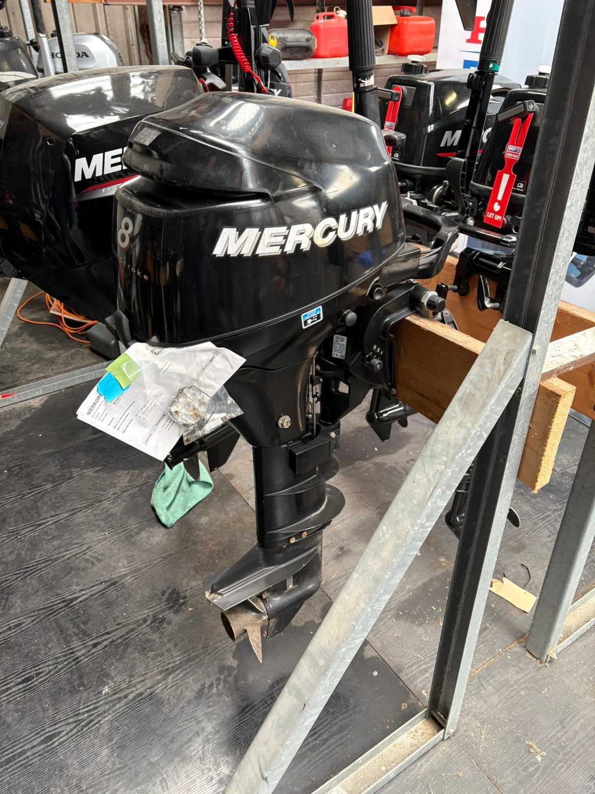 Mercury 8 PK 4-takt langstaart 2008, Ophalen, Gebruikt, 5 tot 10 pk, Viertaktmotor