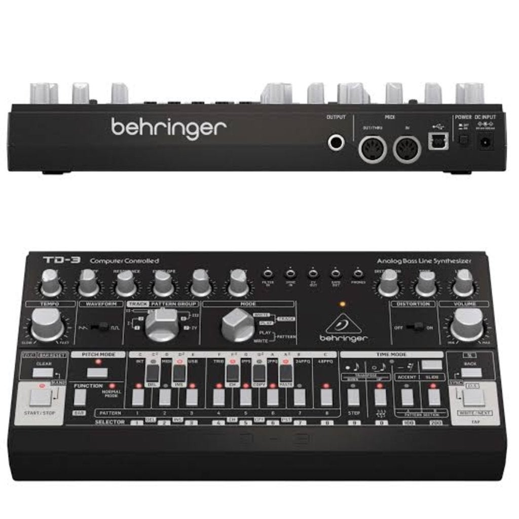 Behringer TD-3-BK analoge bass line synthesizer zwart, Muziek en Instrumenten, ., Ophalen of Verzenden, ., .