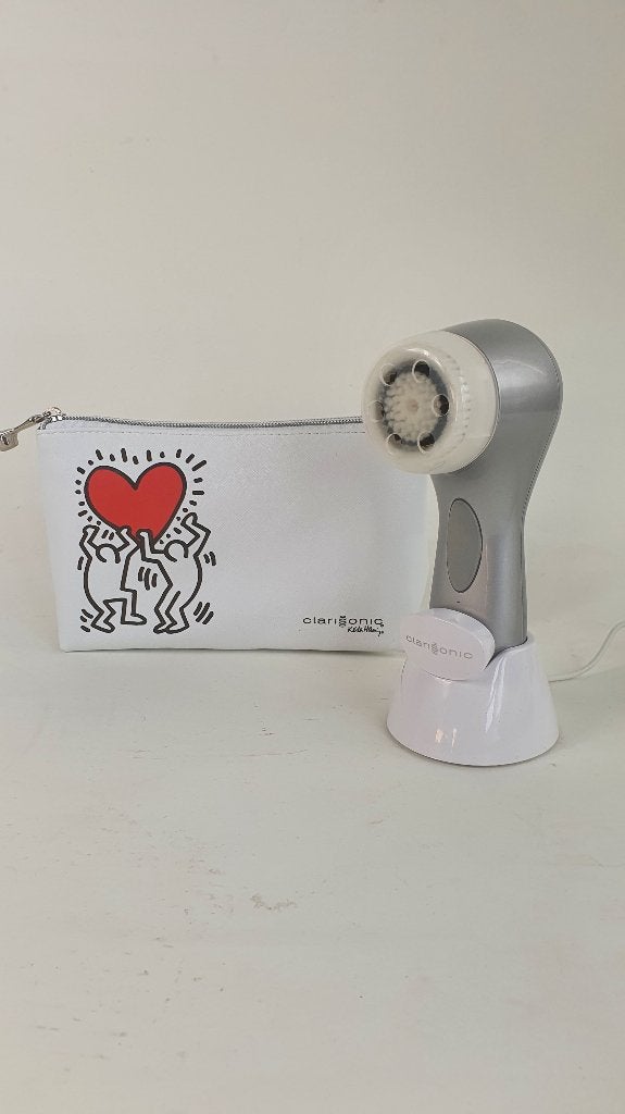 Clarisonic Mia gezichtsborstel Keith Haring, als nieuw. 8B6, Tweedehands verkoop, Tweedehands verkoop, Gebruikt, Gehele gezicht