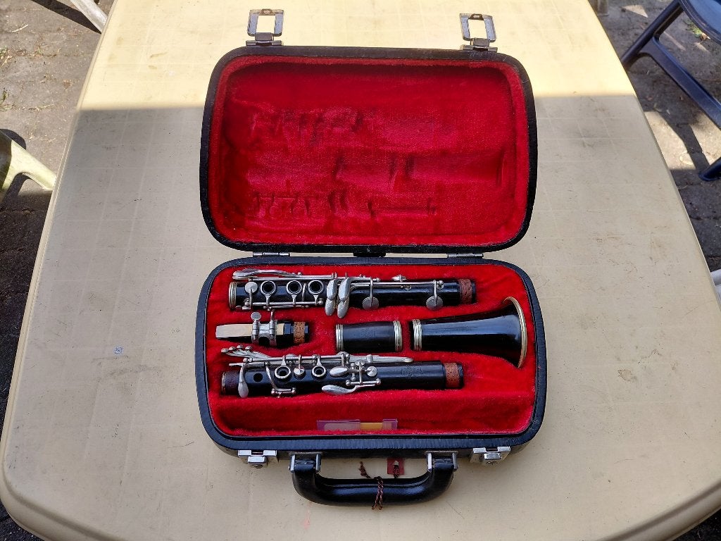 Klarinet in koffer, merk SML Paris, 5 Star., Muziek en Instrumenten, Ophalen, SML Paris, Met koffer, Niet bekend