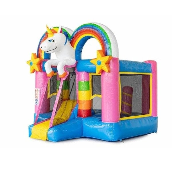 Springkussen Unicorn huren in Almere – €65 per dag, Ophalen, Nieuw, Verjaardag