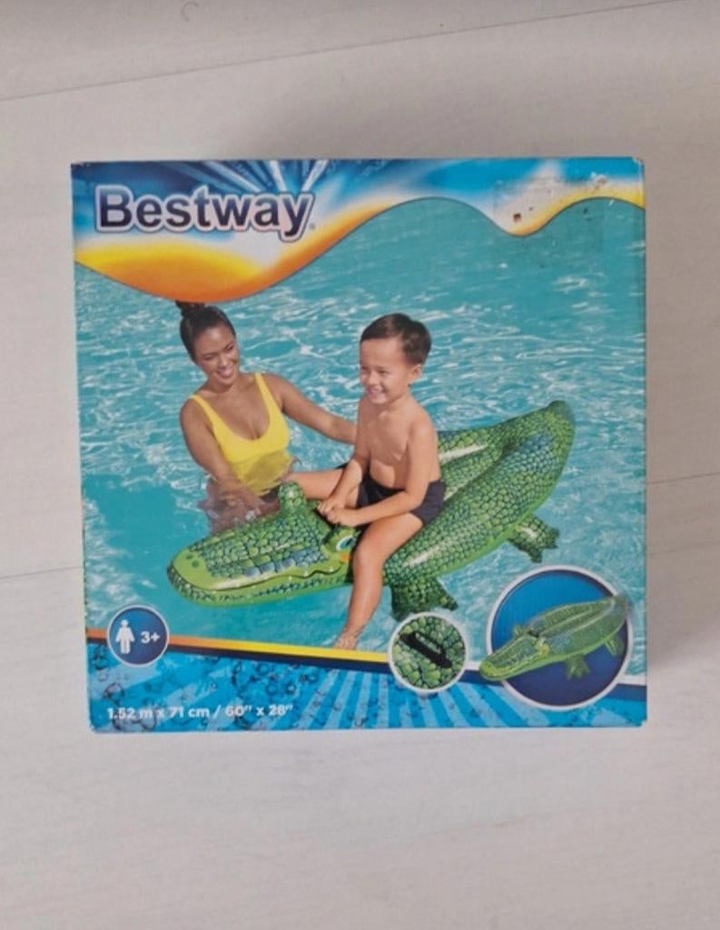Opblaas krokodil  bestway, Kinderen en Baby's, Speelgoed | Buiten | Opblaasfiguren, Ophalen of Verzenden, Nieuw