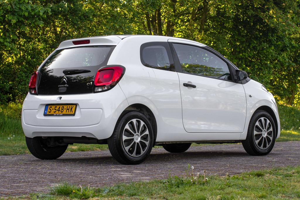 Citroen C1 1.0 e-VTi Live Airco 1e Eigenaar + NAP, Stof, Gebruikt, Euro 6, 4 stoelen