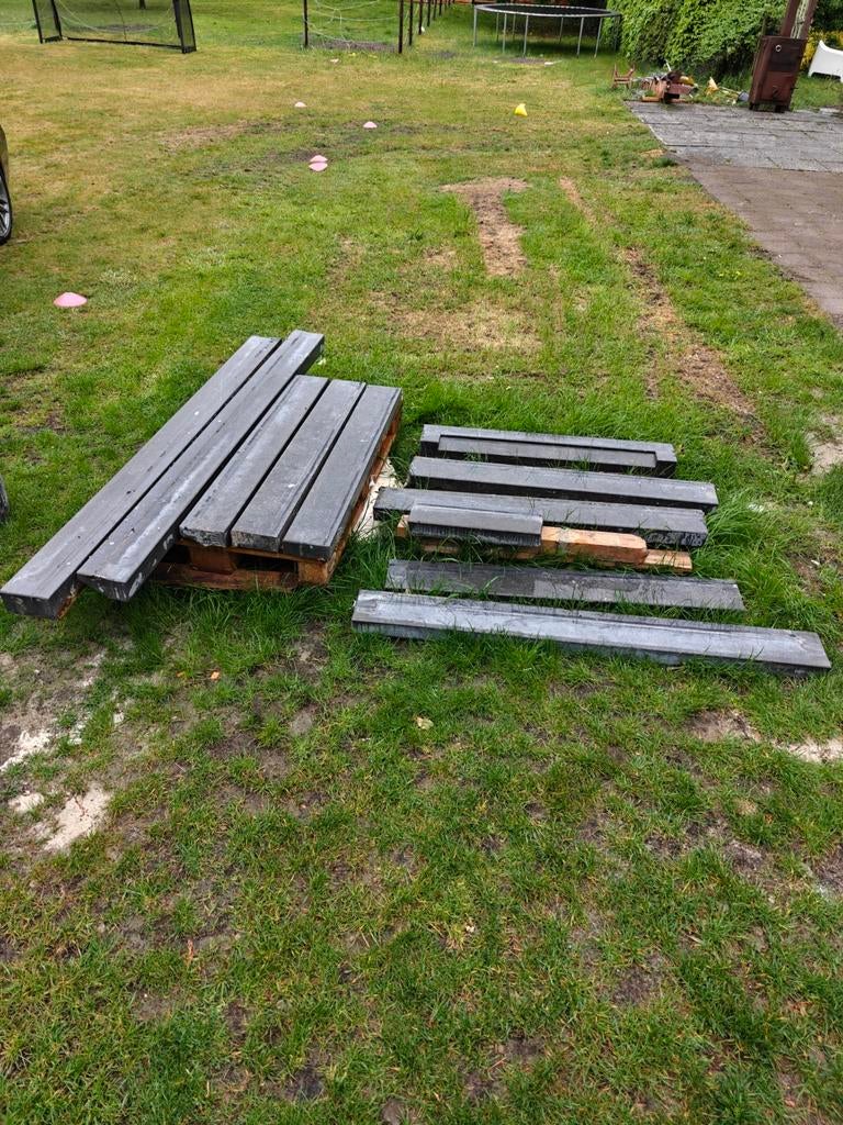 Hardstenen dorpels, Ophalen, Gebruikt
