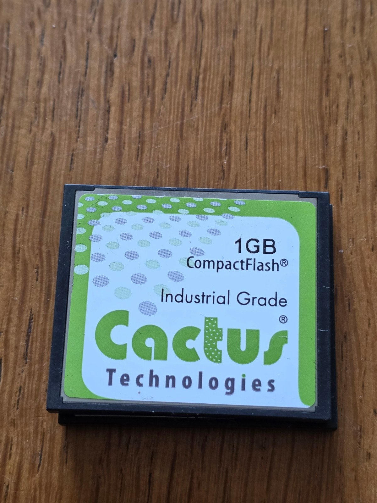 Cactus Technologies 1GB CompactFlash Industrial Grade, Gebruikt, Cactus Technologies, Minder dan 2 GB, Ophalen of Verzenden