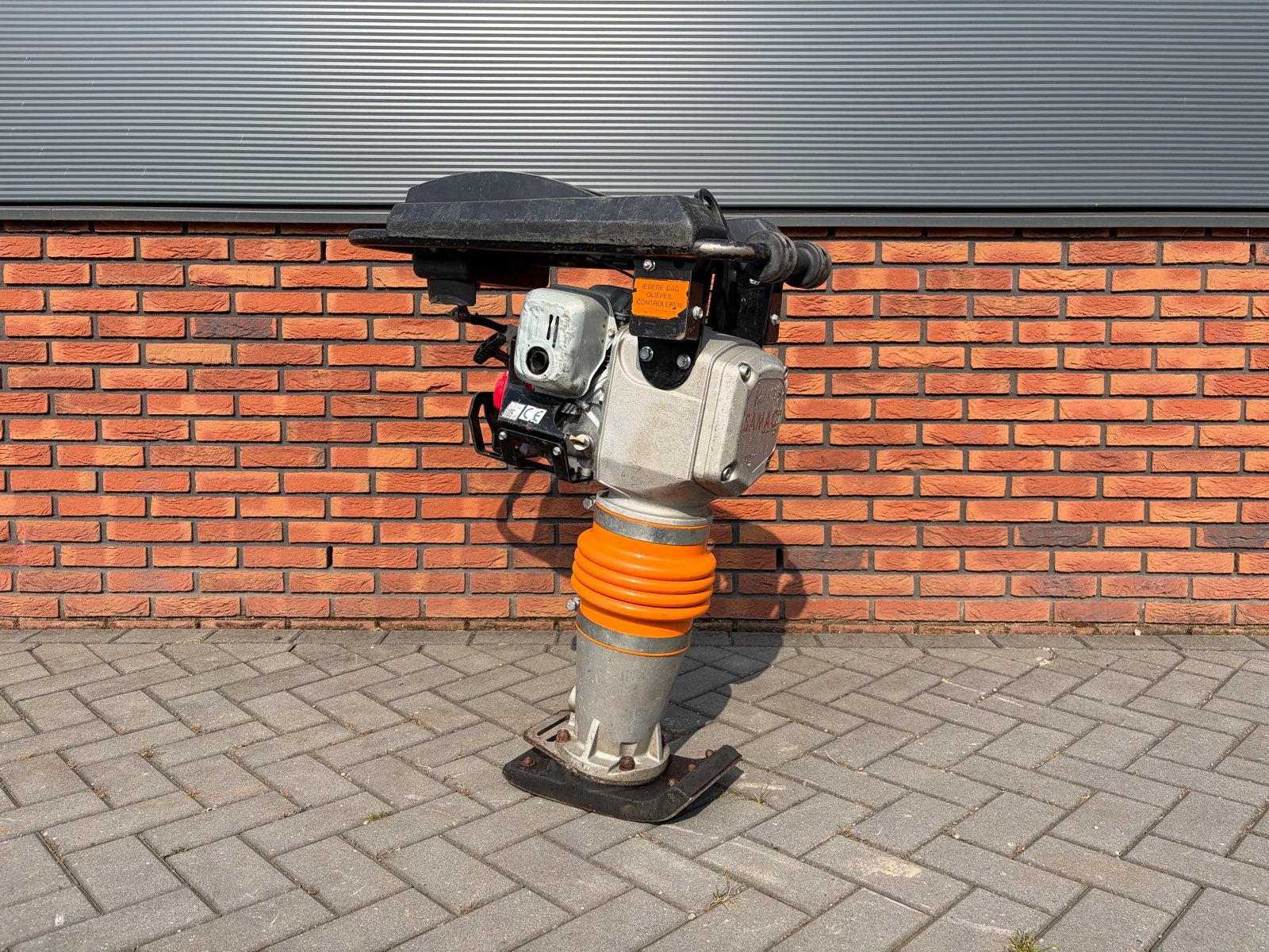 Samac S 64 stamper - Honda benzine motor, Ophalen, Gebruikt