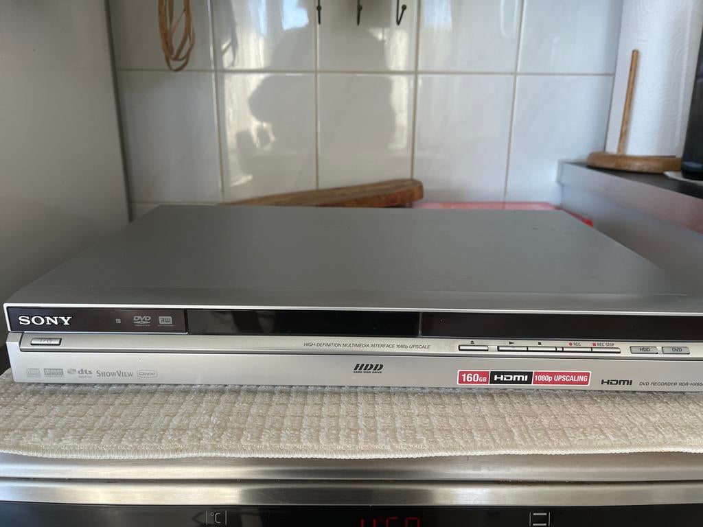Sony DVD Recorder RDR-HX650 met HDMI en 160 GB HDD, Ophalen of Verzenden, Gebruikt