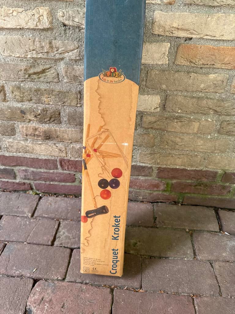 Croquet Kroket spel voor in de tuin. ~ buiten nieuw, Ophalen of Verzenden