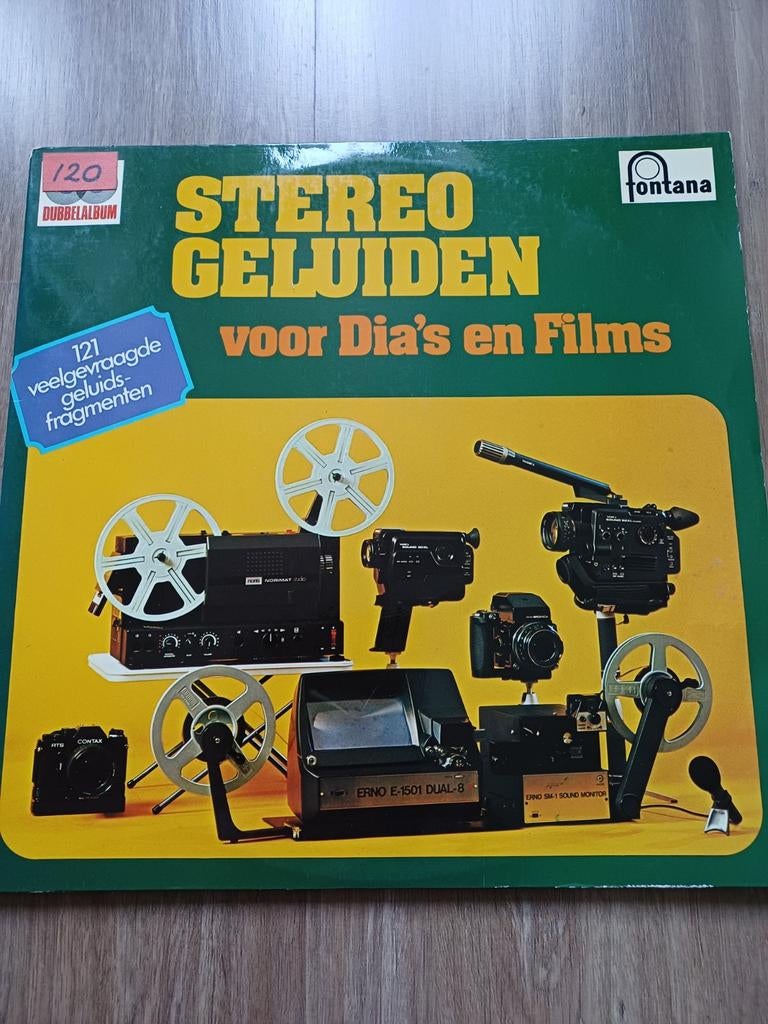 LP Vinyl - Stereo Geluiden voor Dia's en Films, Ophalen, Gebruikt, 12 inch