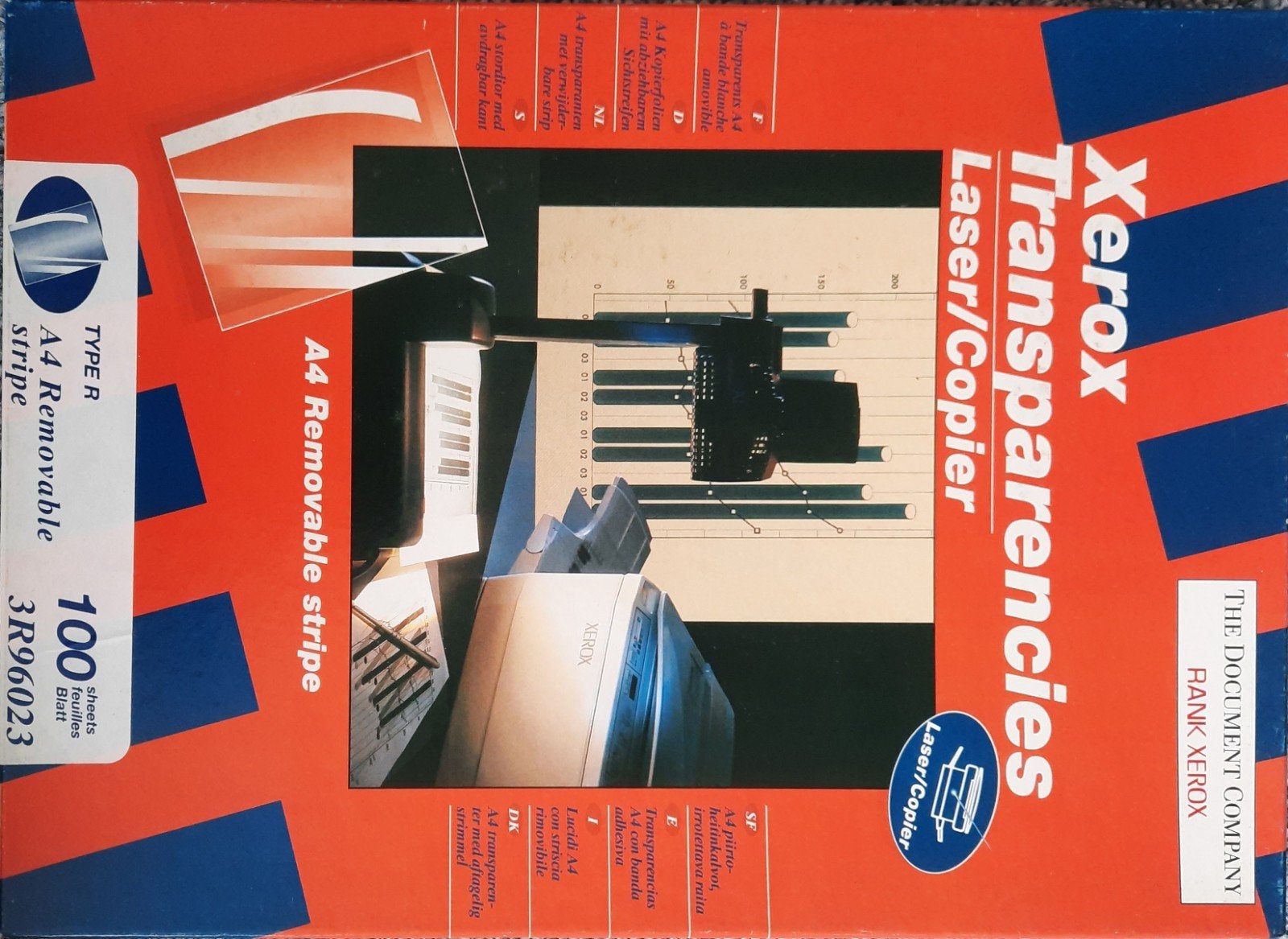 Xerox Transparanten A4 Laser/Copier 100 vellen, Ophalen of Verzenden