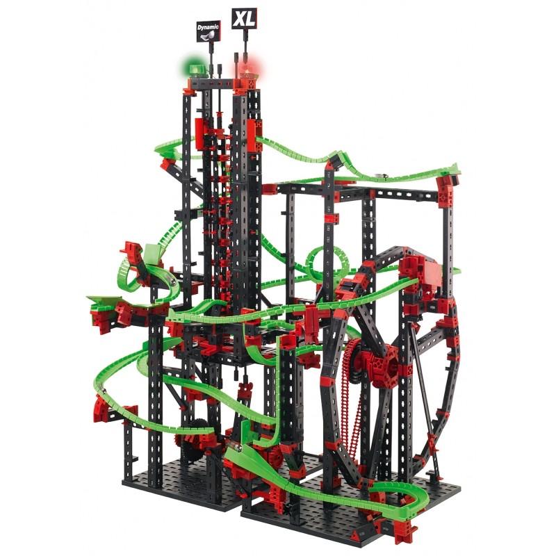 Fischer Technik Dynamic XL Knikkerbaan. 1x gebruikt, ZGAN!, Ophalen of Verzenden, Zo goed als nieuw, Bouwen, Met licht