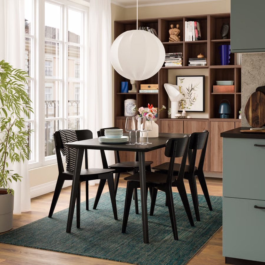 Eettafel ikea lisabo, Ophalen, Gebruikt, 100 tot 150 cm, 50 tot 100 cm