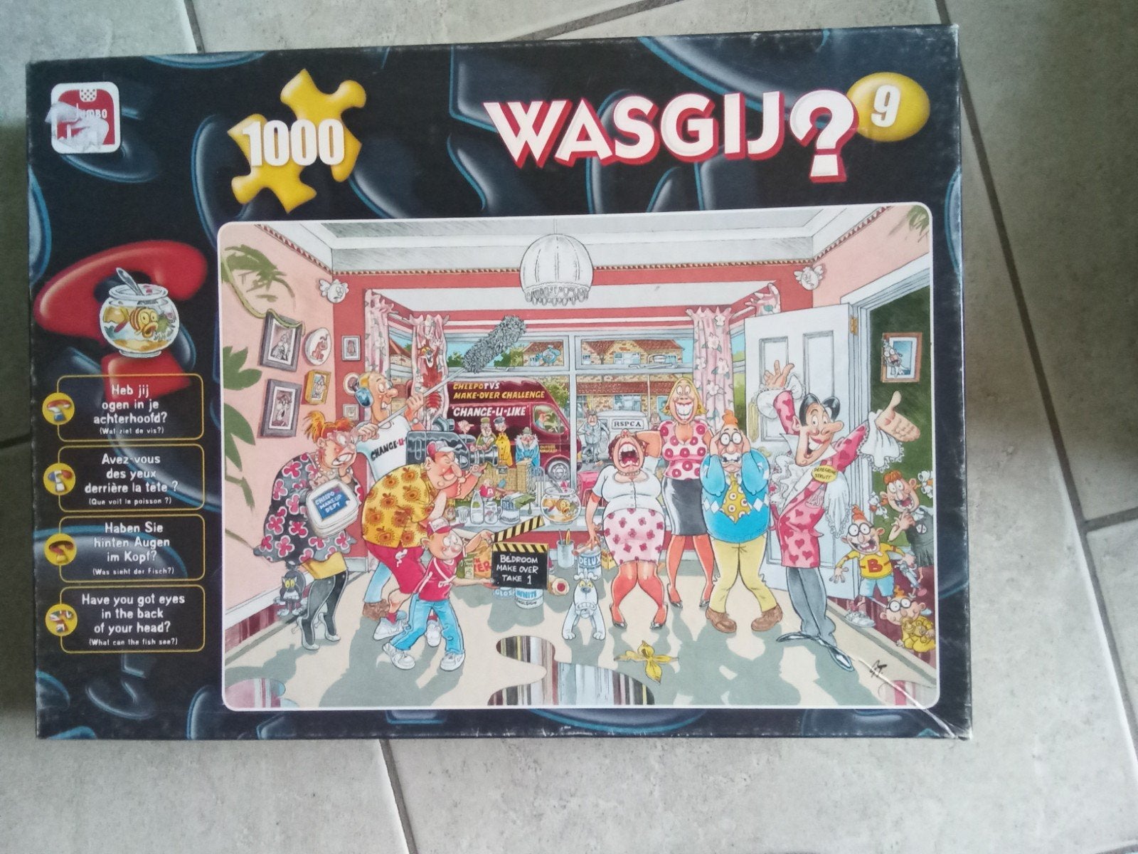 Wasgij, Ophalen