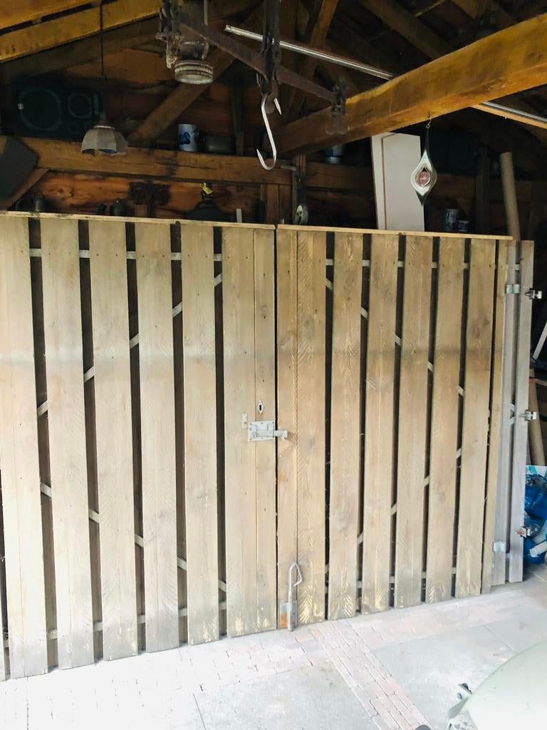 Poort 240 x 180 2x120cm in zeer goede staat, Tuin en Terras, Ophalen of Verzenden, Zo goed als nieuw