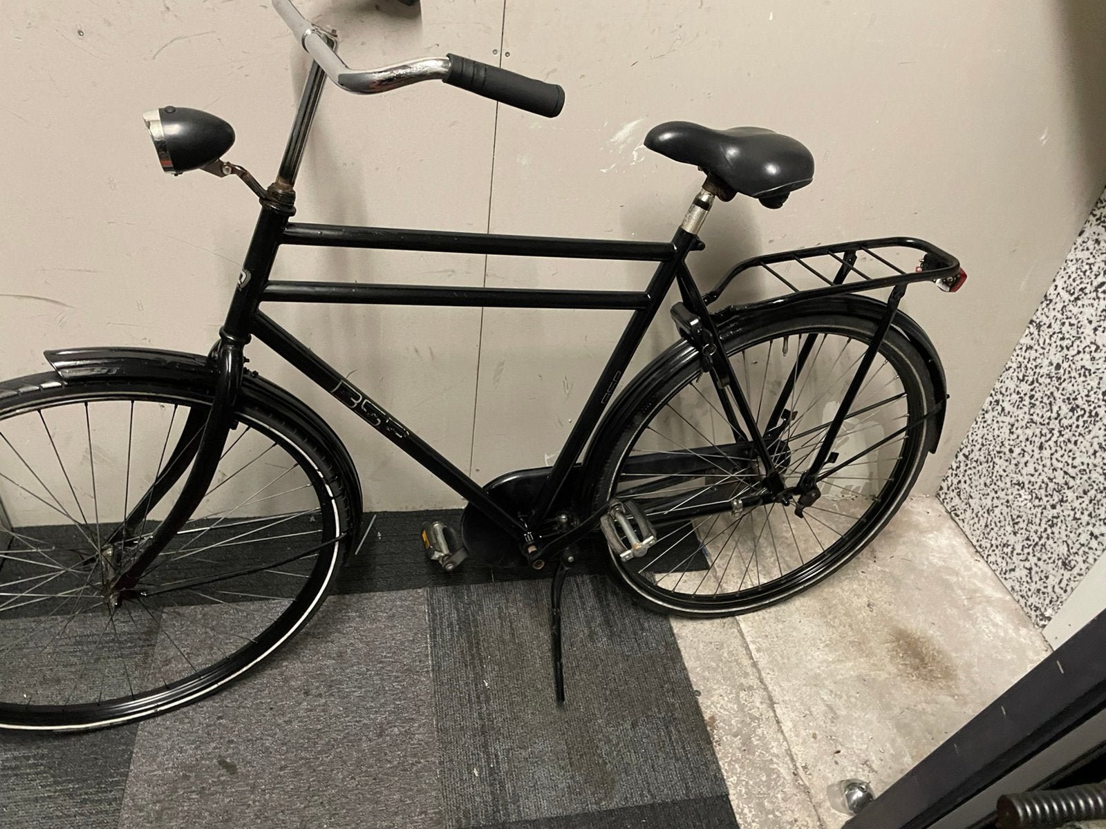 Bsp herenfiets dubbel stang hoog frame 60 opoe fiets, 57 tot 61 cm, Ophalen of Verzenden, Gebruikt, Overige merken