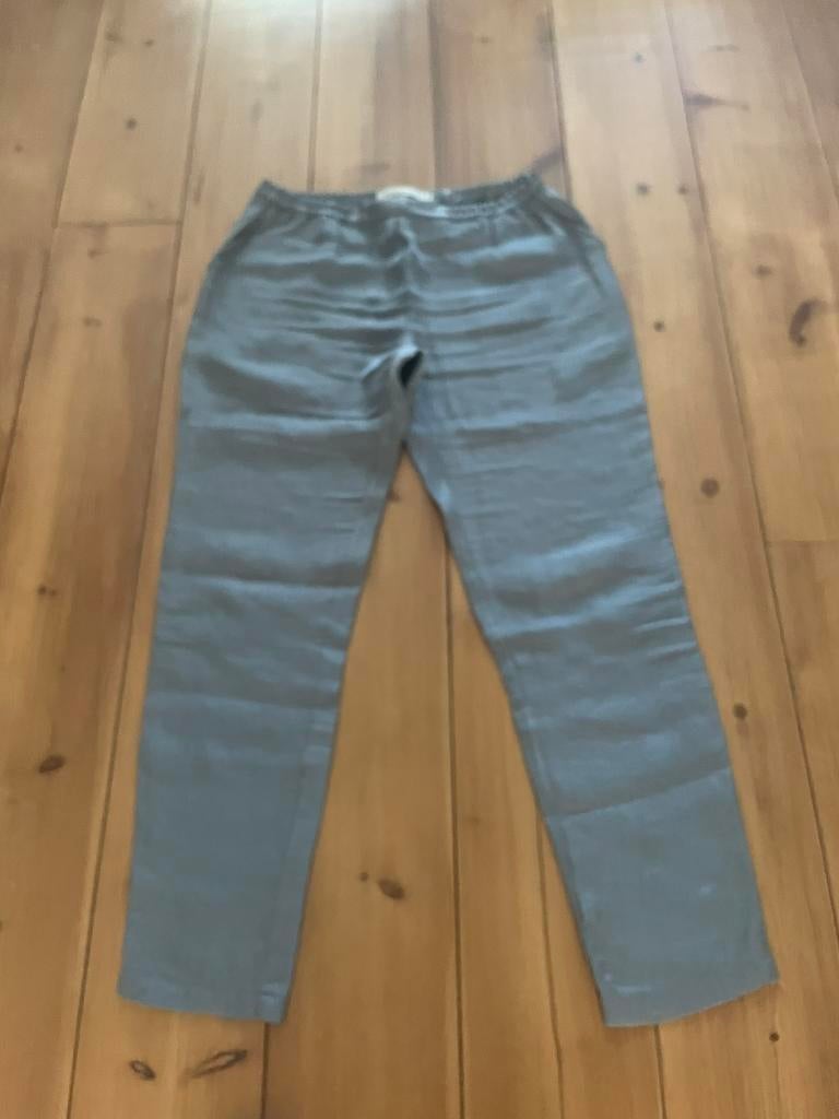 Leuke dunne grijze broek Nathalie Vleeschouwer, XL, Maat 46/48 (XL) of groter, Ophalen of Verzenden, Zo goed als nieuw, Grijs