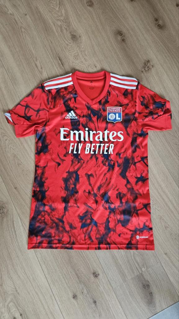 Olympique Lyon uitshirt 22/23 - Maat S - Goede staat, Maat S, Ophalen, Gebruikt, Shirt