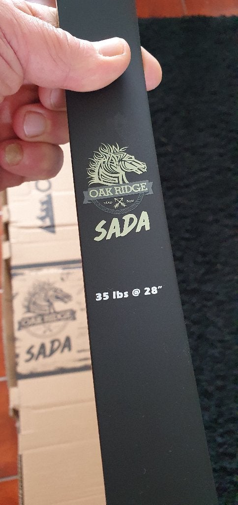 Sada oakridge ruiterboog compete set incl pijlen, Ophalen, Zo goed als nieuw, Recurveboog